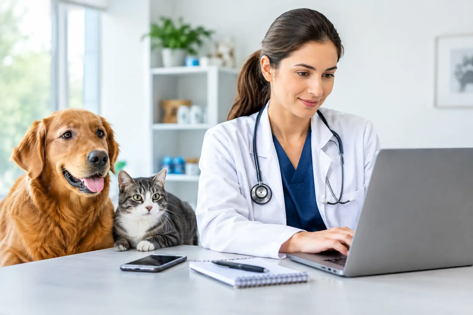 Agenda veterinária online para operar sem conflitos